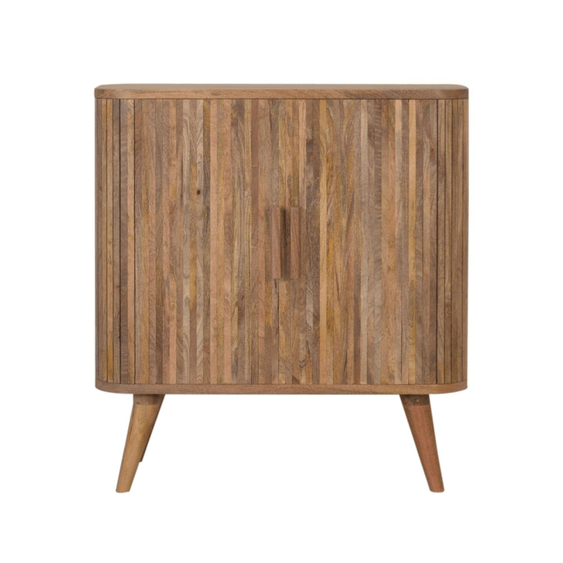 Stripe Design 2 Doors Hallway Cabinet by Lavishway | Hallway Cabinets-57157