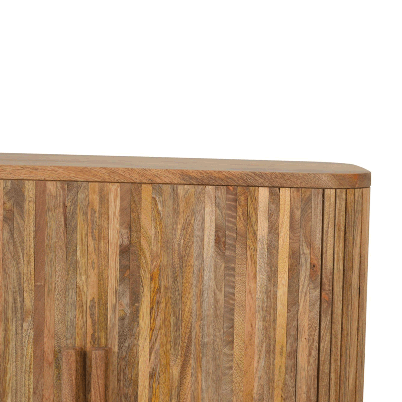 Stripe Design 2 Doors Hallway Cabinet by Lavishway | Hallway Cabinets-57163