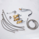 Chrome Plated Bathroom Tap & Hand Shower Set by Lavishway | Bathtub Faucets-49603