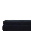 Sumba Black Velvet Bench Castor Legs by Lavishway | Benches & Storage Benches-22498