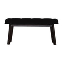 Sumba Black Velvet Hallway Bench by Lavishway | Benches & Storage Benches-22456