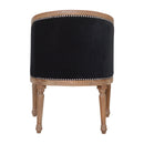 Sumba Black Velvet Occasional Chair by Lavishway | Armchairs-22426