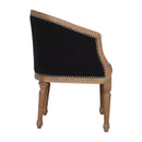 Sumba Black Velvet Occasional Chair by Lavishway | Armchairs-22427