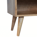 Binnel Sunrise Pattern 1 Drawer Bedside Table by Lavishway | Bedside Tables-57136