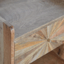 Binnel Sunrise Pattern 1 Drawer Bedside Table by Lavishway | Bedside Tables-57138