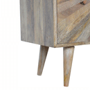 Binel Sunrise Pattern 2 Doors Hallway Cabinet by Lavishway | Hallway Cabinets-57128