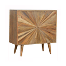 Binel Sunrise Pattern 2 Doors Hallway Cabinet by Lavishway | Hallway Cabinets-57124