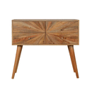 Binel Sunrise Pattern 4 Drawers Console Table by Lavishway | Hallway Console Table-57112