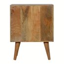 Binnel Sunrise Pattern 1 Door Bedside Table by Lavishway | Bedside Tables-57105