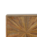 Binnel Sunrise Pattern 1 Door Bedside Table by Lavishway | Bedside Tables-57110