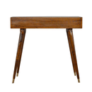 Binnel Gold Sunrise Pattern 1 Drawer Desk by Lavishway | Reclaimed Wood Desks-57082