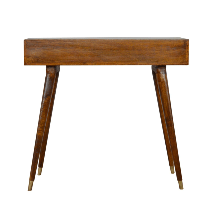 Binnel Gold Sunrise Pattern 1 Drawer Desk by Lavishway | Reclaimed Wood Desks-57082