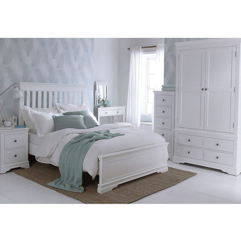 Swallow White 2 Doors and 4 Drawers Wardrobe by Lavishway | Wardrobe-31570