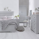 Swallow Grey 5 Drawers Narrow Chest by Lavishway | Chest Of Drawers-31554