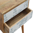 Swindon Printed 2 Drawers Bedside Table by Lavishway | Bedside Tables-59698