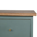 Swindon Green Painted 2 Drawers Bedside Table by Lavishway | Bedside Tables-59686