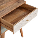 Swindon Green 2 Drawers Bedside Table by Lavishway | Bedside Tables-59667