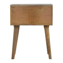 Swindon Grey & White 2 Drawers Bedside Table by Lavishway | Bedside Tables-59647