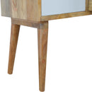 Swindon Grey & White 2 Drawers Media Unit by Lavishway | TV Units Cabinets-59552