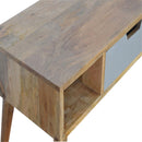 Swindon Grey & White 2 Drawers Media Unit by Lavishway | TV Units Cabinets-59551