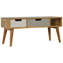 Swindon Grey & White 2 Drawers Media Unit by Lavishway | TV Units Cabinets-59548