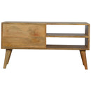 Swindon Grey & White 2 Drawers Media Unit by Lavishway | TV Units Cabinets-59487