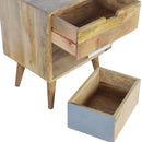 Swindon Grey & White Removable Drawer Cabinet by Lavishway | Hallway Cabinets-59628