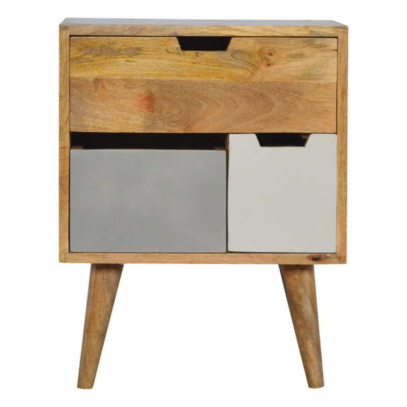 Swindon Grey & White Removable Drawer Cabinet by Lavishway | Hallway Cabinets-59627