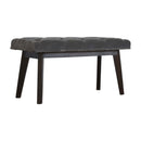Swindon Hallway Grey Velvet Bench by Lavishway | Benches & Storage Benches-59454