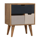 Swindon Solid Wood 3 Drawers Bedside Cabinet by Lavishway | Bedside Tables-58289