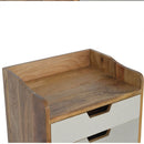 Swindon Solid Wood 3 Drawers Bedside Cabinet by Lavishway | Bedside Tables-59592