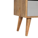 Swindon Solid Wood 3 Drawers Bedside Cabinet by Lavishway | Bedside Tables-58294