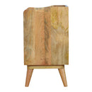 Swindon Solid Wood 3 Drawers Bedside Table by Lavishway | Bedside Tables-59708