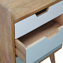 Swindon Solid Wood 3 Drawers Bedside Table by Lavishway | Bedside Tables-59704