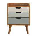 Swindon Solid Wood 3 Drawers Bedside Table by Lavishway | Bedside Tables-59703
