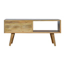 Swindon White 1 Sliding Door Media Unit by Lavishway | TV Units Cabinets-58704