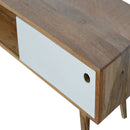 Swindon White 1 Sliding Door Media Unit by Lavishway | TV Units Cabinets-58701