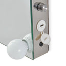 Tabletop White Makeup Mirror With Lights by Lavishway | Table Mirrors-23681