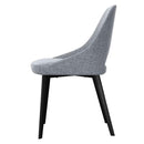 Sylvia Upholstered Dining Chair Set of 2 by Lavishway | Dining Chairs-23014