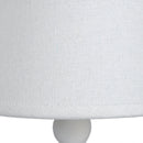 Symi Fabric Shade Slim White Floor Lamp by Lavishway | Floor Lamps-51466