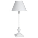 Symi Fabric Shade Slim White Floor Lamp by Lavishway | Floor Lamps-51465
