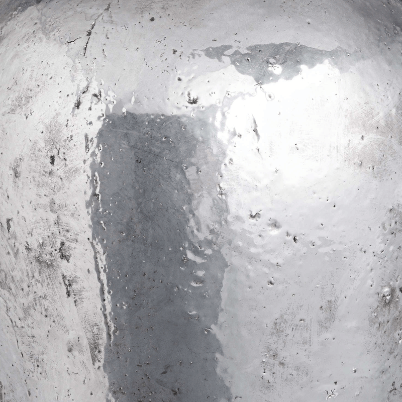 Metallic Ceramic Tall Silver Vase by Lavishway | Vases-50893