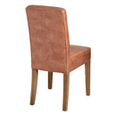 Athens Modern Tan Faux Leather Dining Chair by Lavishway | Dining Chairs-51079