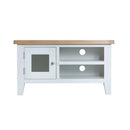 Tattershall Oak Top Standard White TV Unit by Lavishway | TV Units Cabinets-33091