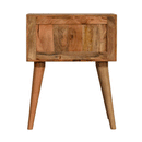 Swindon White & Teal 2 Drawers Bedside Table by Lavishway | Bedside Tables-57051