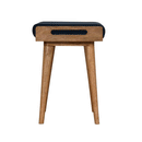 Utterly Teal Velvet Tray Style Footstool by Lavishway | Footstool-57045