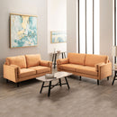 Teddy Wooden Black Legs 3 Seater Fabric Sofa by Lavishway | Fabric Sofas-23660