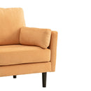 Teddy Wooden Black Legs 3 Seater Fabric Sofa by Lavishway | Fabric Sofas-23668