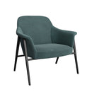 Tennyson Metal Legs Fabric Armchair by Lavishway | Armchairs-22969