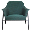 Tennyson Metal Legs Fabric Armchair by Lavishway | Armchairs-22968